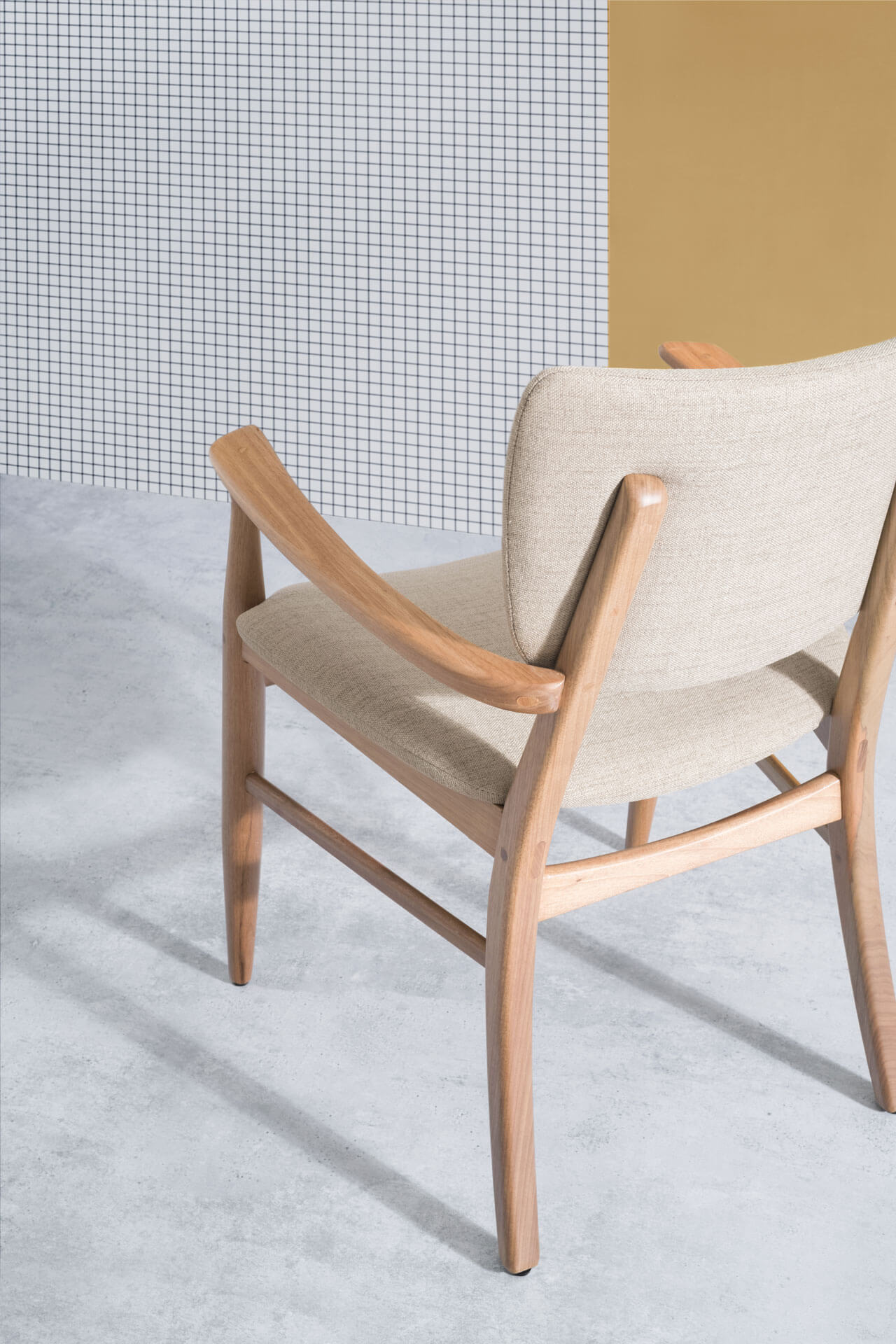 canoa estofada com braços